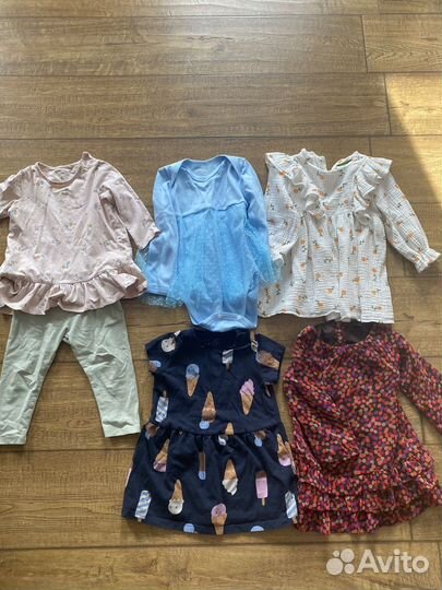 Пакет вещей на девочку 80-86