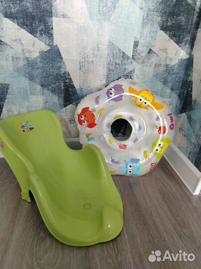 Горка и круг для купания