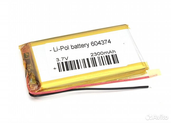 Li-Pol 6*43*74мм 2pin