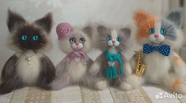 Вязаный котёнок