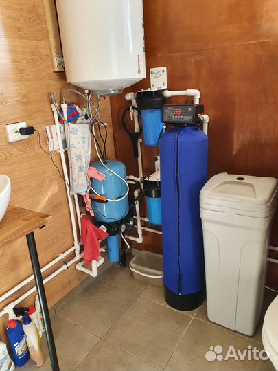 Система очистки воды от железа и жесткости 1044