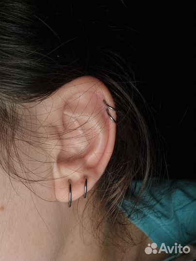 Серёжки титан