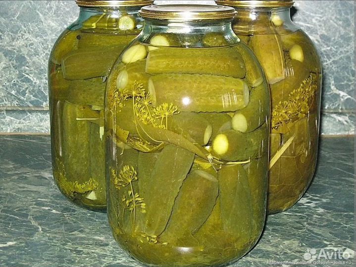 Огурцы соленые