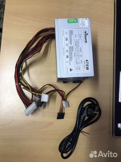 Блок питания 470 W + шнур