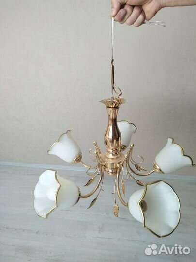 Люстра потолочная бу