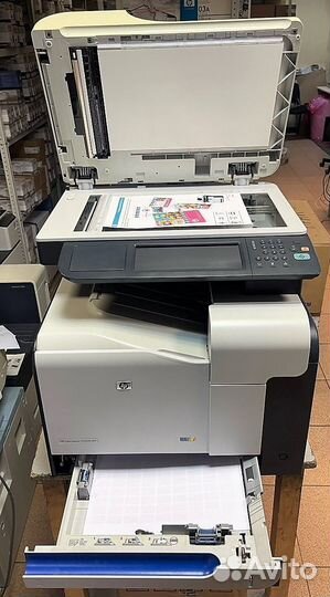Мфу лазерное HP Color LaserJet CM3530 MFP, цветной