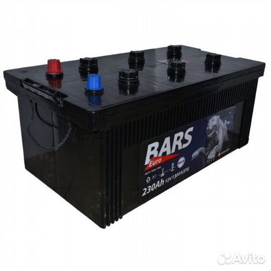 Грузовой акб 230 bars silver евро пол