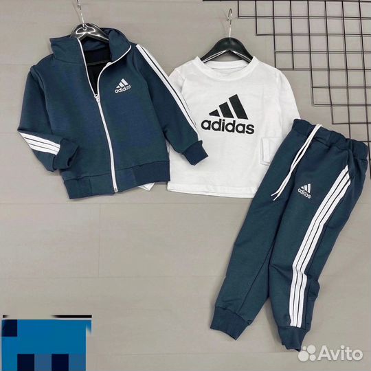 Детский спортивный костюм тройка adidas