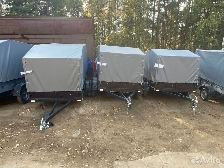 Прицеп одноосный 3.5х1.5 бортовой усиленный