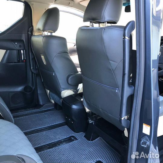 Чехлы Toyota Alphard 30 (3D ромб)