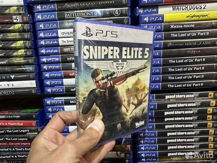 Sniper elite 5 ps5 диск новый