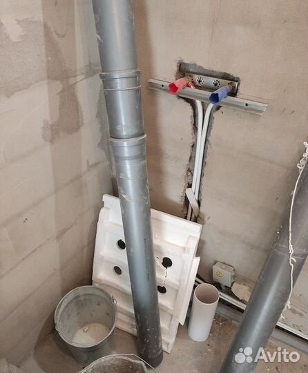 Трубы / уголки канализационного стояка (1 м)