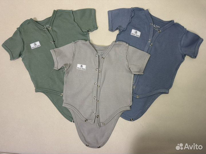 Боди для новорожденных Супер Пупс, 56 размер