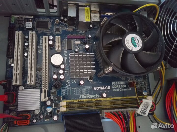 Материнская плата asrock 775+ q8400