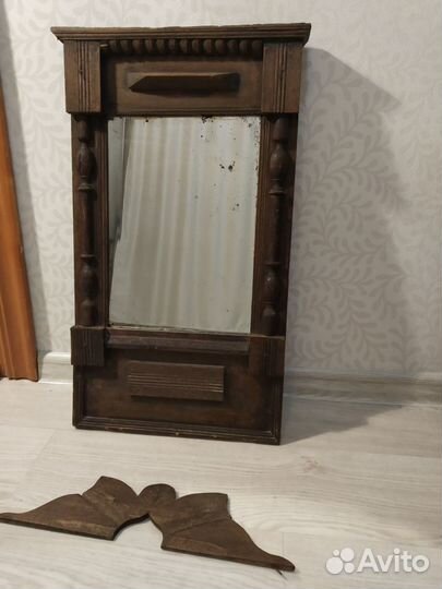 Антиквариат. Зеркало ручной работы 1939 года