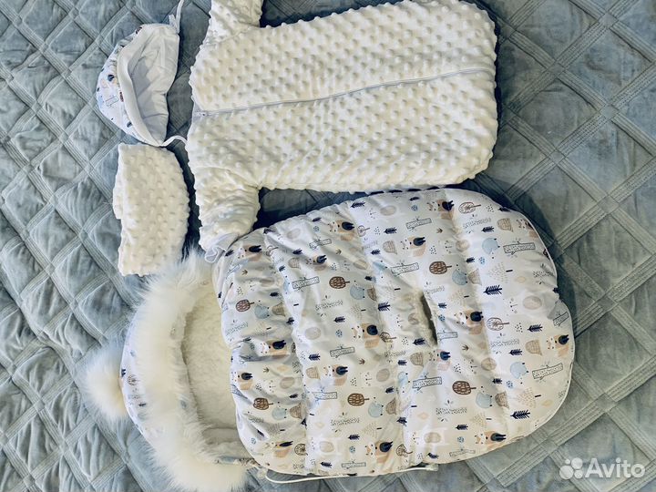 Конверт на выписку зимний для мальчика