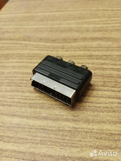 Переходник (адаптер) scart - 3RCA
