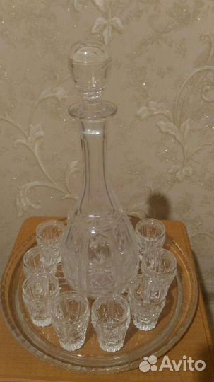 Графин с рюмками СССР
