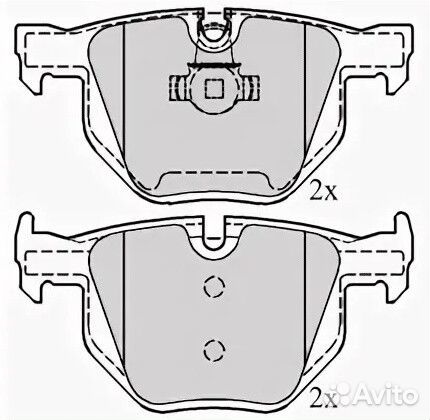 Колодки тормозные передние Allied Nippon ADB06001