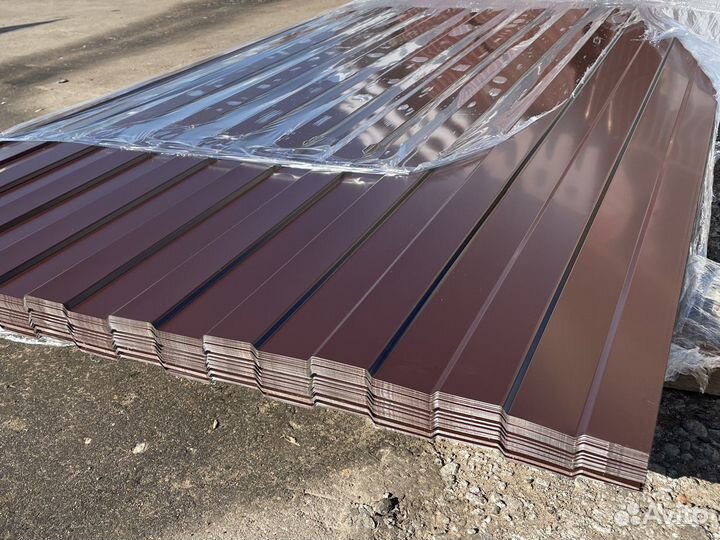 Профлист коричневый с8