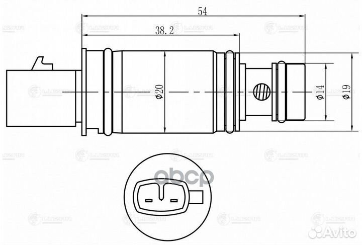 Клапан регулирующий компрессора lccv2101 luzar