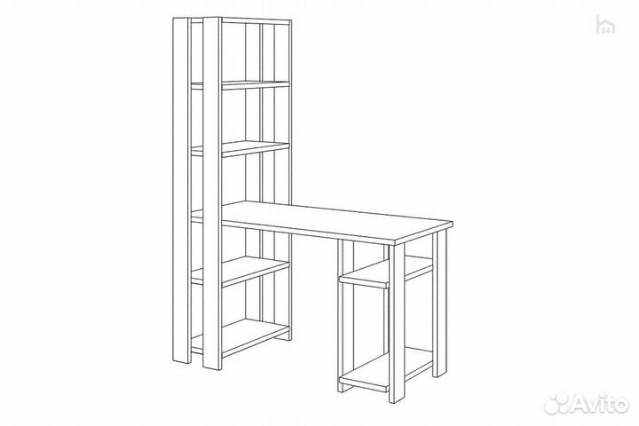 Стол компьютерный Slim стн-180/120 нбе