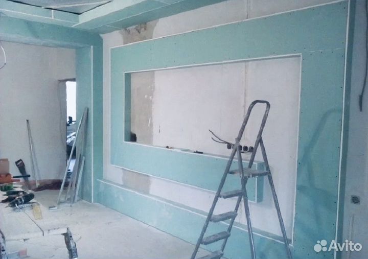 Монтаж гипсокартона