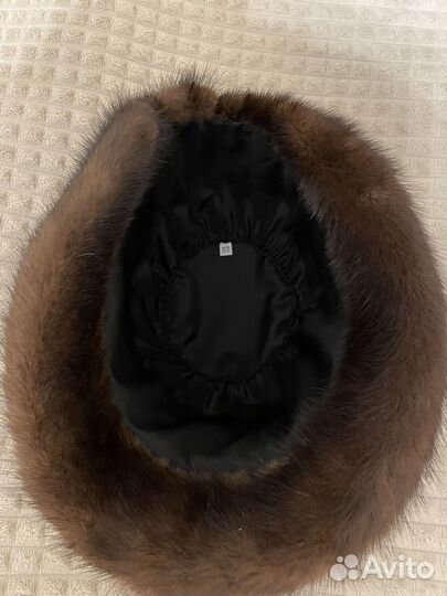 Шапка норковая женская