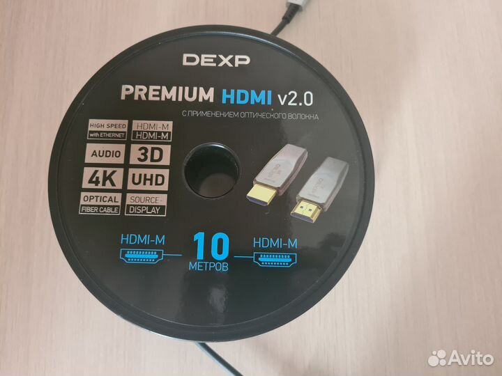 Кабель соединительный dexp hdmi - hdmi, 10 м