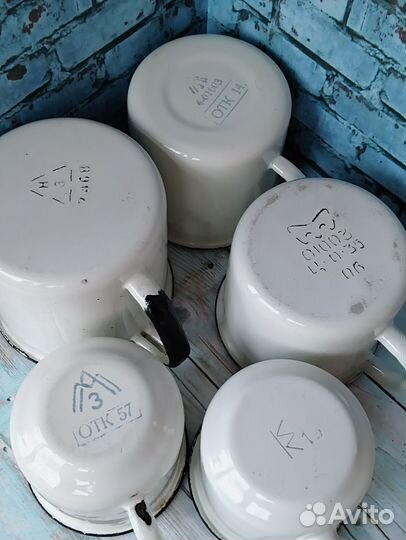 Эмалированная посуда СССР