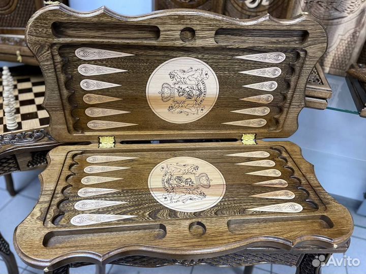 Нарды Герб Грузии из Дуба