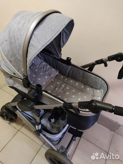 Продается коляска Luxmom 555, цвет серый