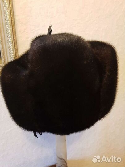 Мужская шапка из норки новая