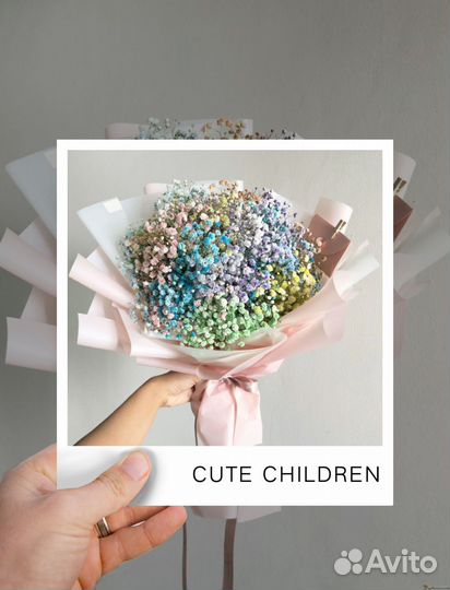 Букеты и композиции из гипсофилы