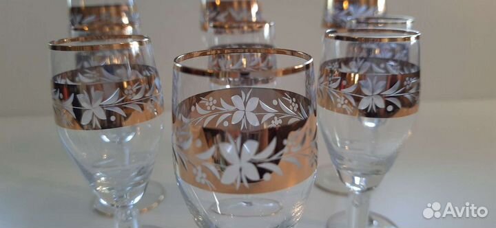 Фужеры богемия