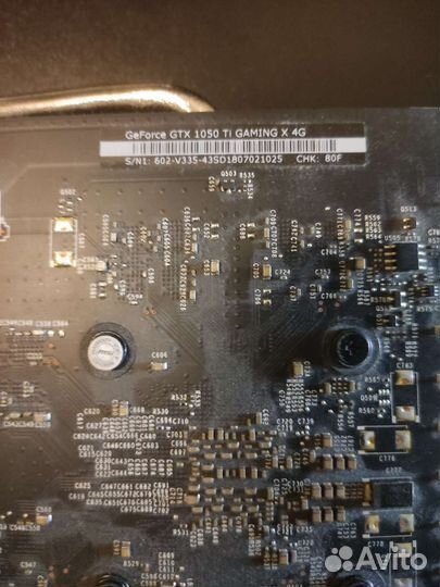Видеокарта msi gtx 1050 ti gaming x 4gb