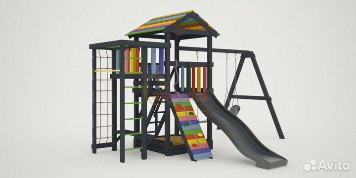 Детская площадка Савушка 5 (black edition)