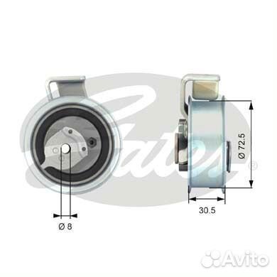 Натяжной ролик привода грм powergrip