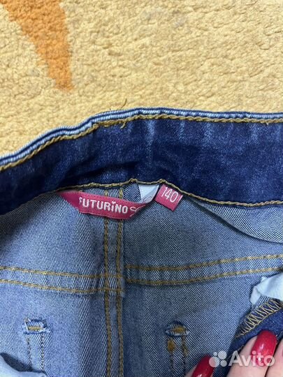 Джинсы для девочки р.140