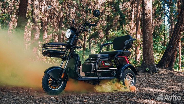 Электротрицикл white siberia sibtrike 2000W