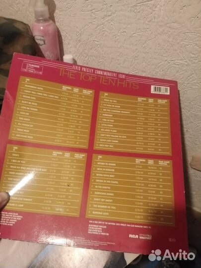 Винил, две пластинки, плюс постер Элвис Пресли