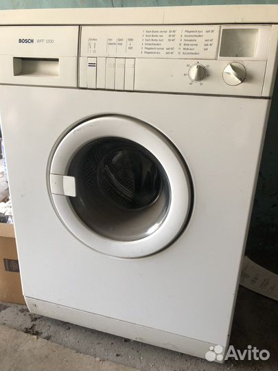 Стиральная машина bosch wff 1200
