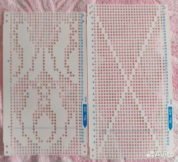 Набор перфокарт к 1-фонт. сменнику Brother