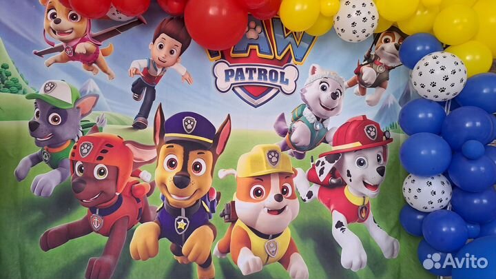 Фотозона Щенячий патруль