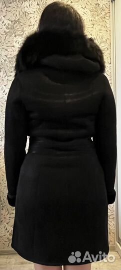 Дубленка женская зимняя 44