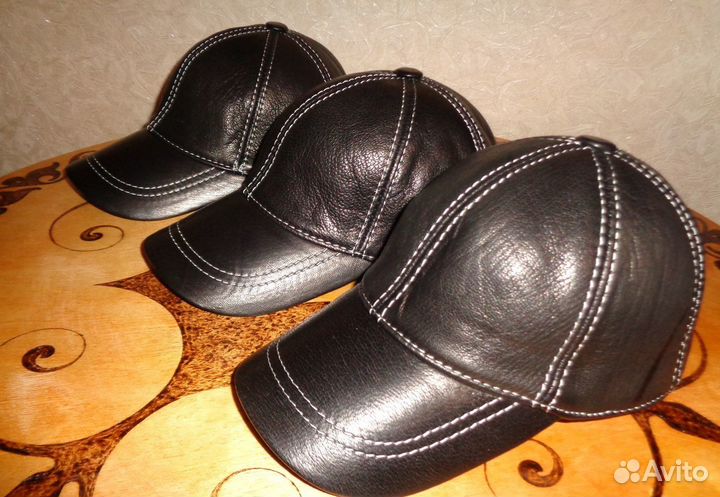 Новые Бейсболки, натуральная кожа