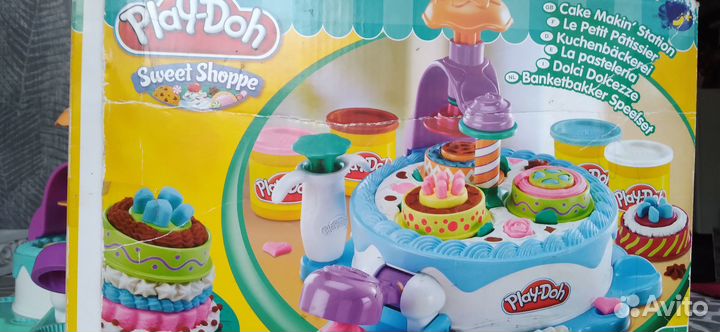 Набор для лепки PlayDoh фабрика тортиков