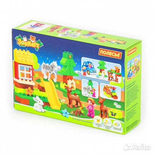 Конструктор Макси Зоопарк Полесье 77752