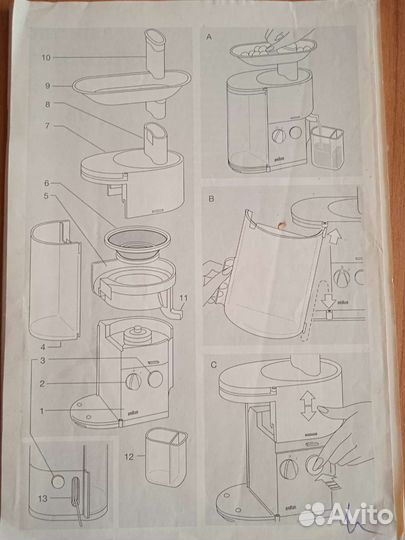 Соковыжималка braun бу