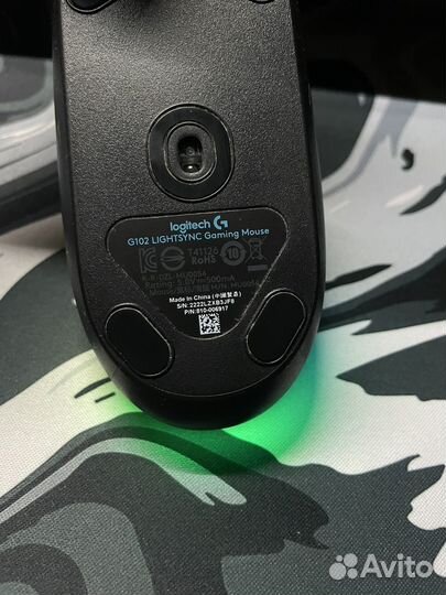 Игровая мышь logitech g102